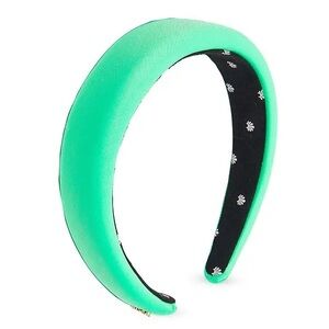 Lele Sadoughi Alice Headband Green Neoprene NWOT